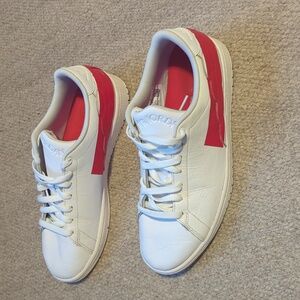 Nike Air Jordan 1 Low Centre Court Mens Sz 10.5 White Red Chicago DJ2756-101